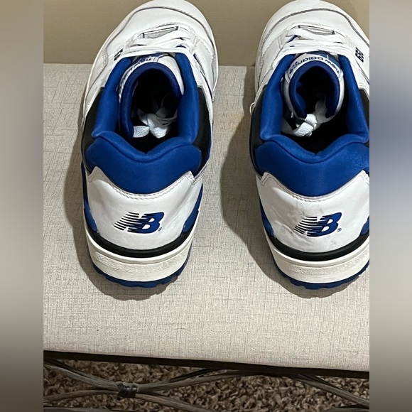 New Balance 550 White and Royal Blue Athletic Shoes? size 12 - Picture 4 of 13